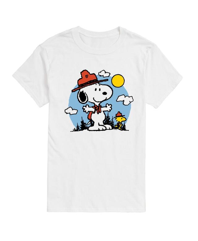 Hybrid Apparel Peanuts Nature Mens Short Sleeve Tee Product Image