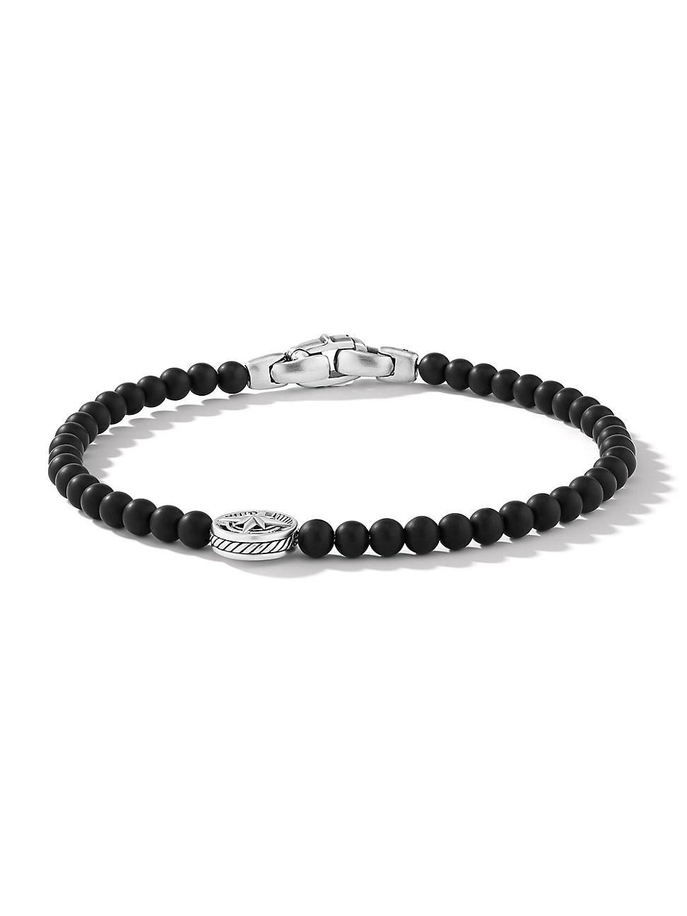 Mens Spiritual Beads Compass Bracelet Product Image