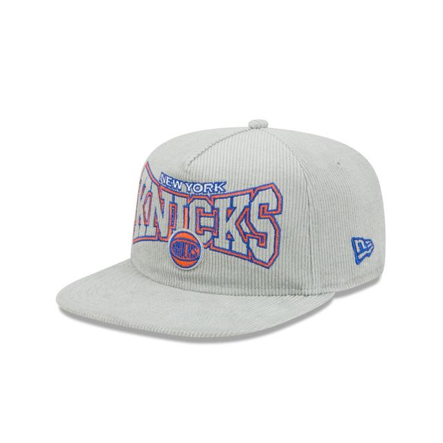 New York Knicks Gray Cord Golfer Hat Male Product Image