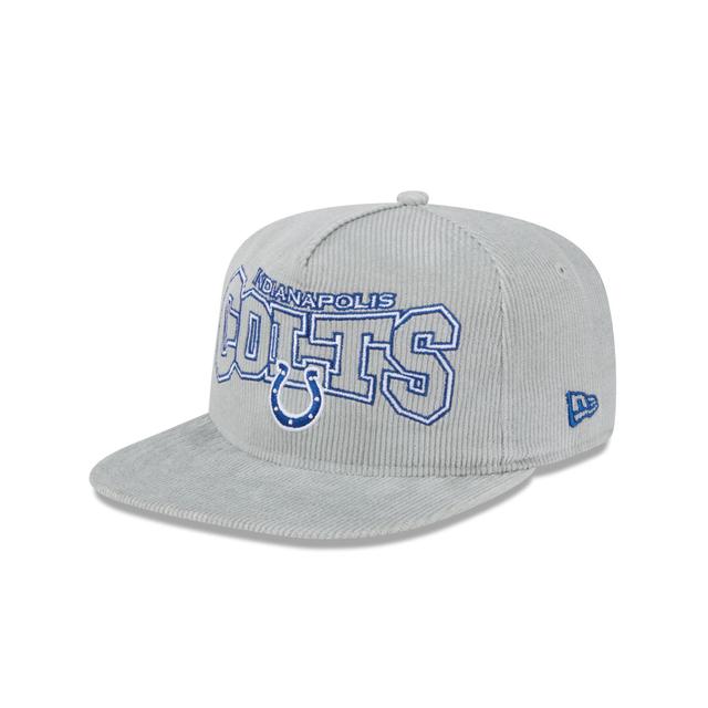 Indianapolis Colts Gray Cord Golfer Hat Male Product Image