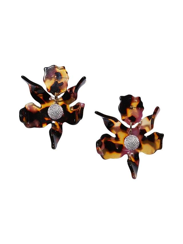 Lele Sadoughi Crystal Lily Earrings Product Image