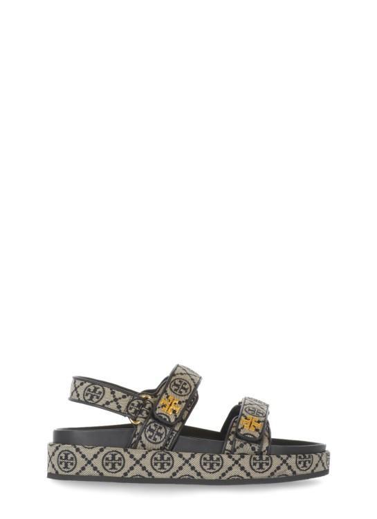 TORY BURCH T Monogram Kira Burch Sandal In Blue Product Image