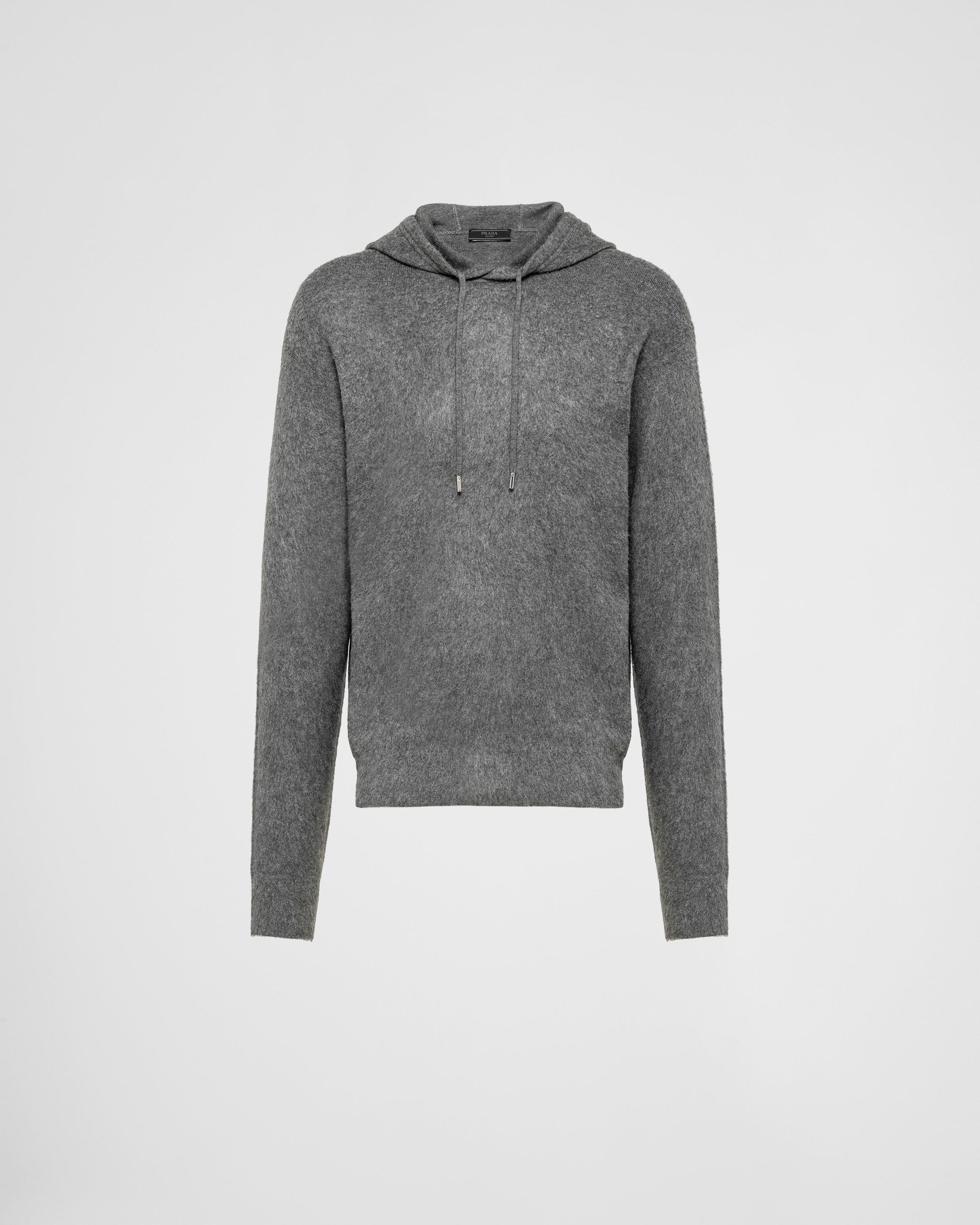 Cashmere and silk hoodie Product Image