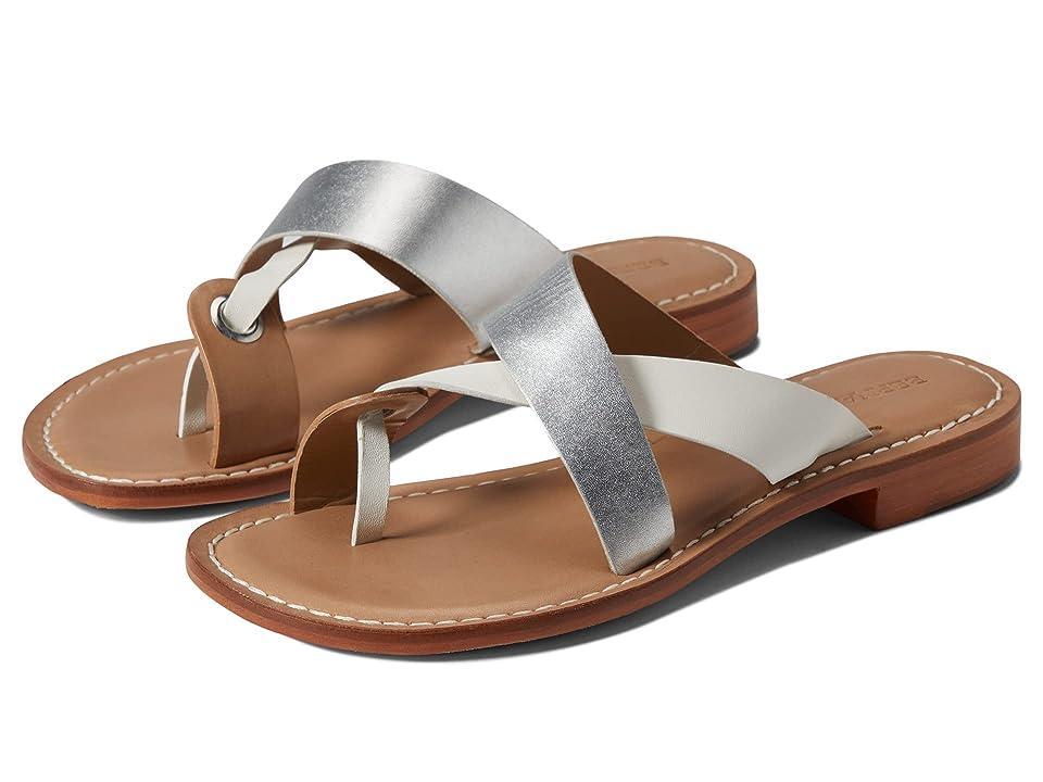 Tia White/Silver Sandals Product Image