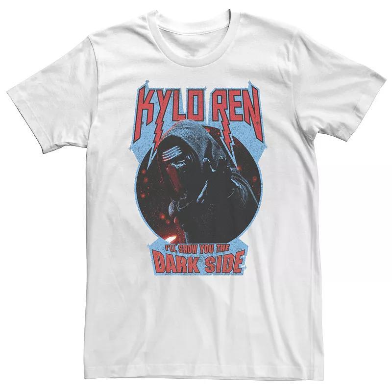 Big & Tall Star Wars The Force Awakens Kylo Ren Show You The Dark Side Tee, Mens Product Image