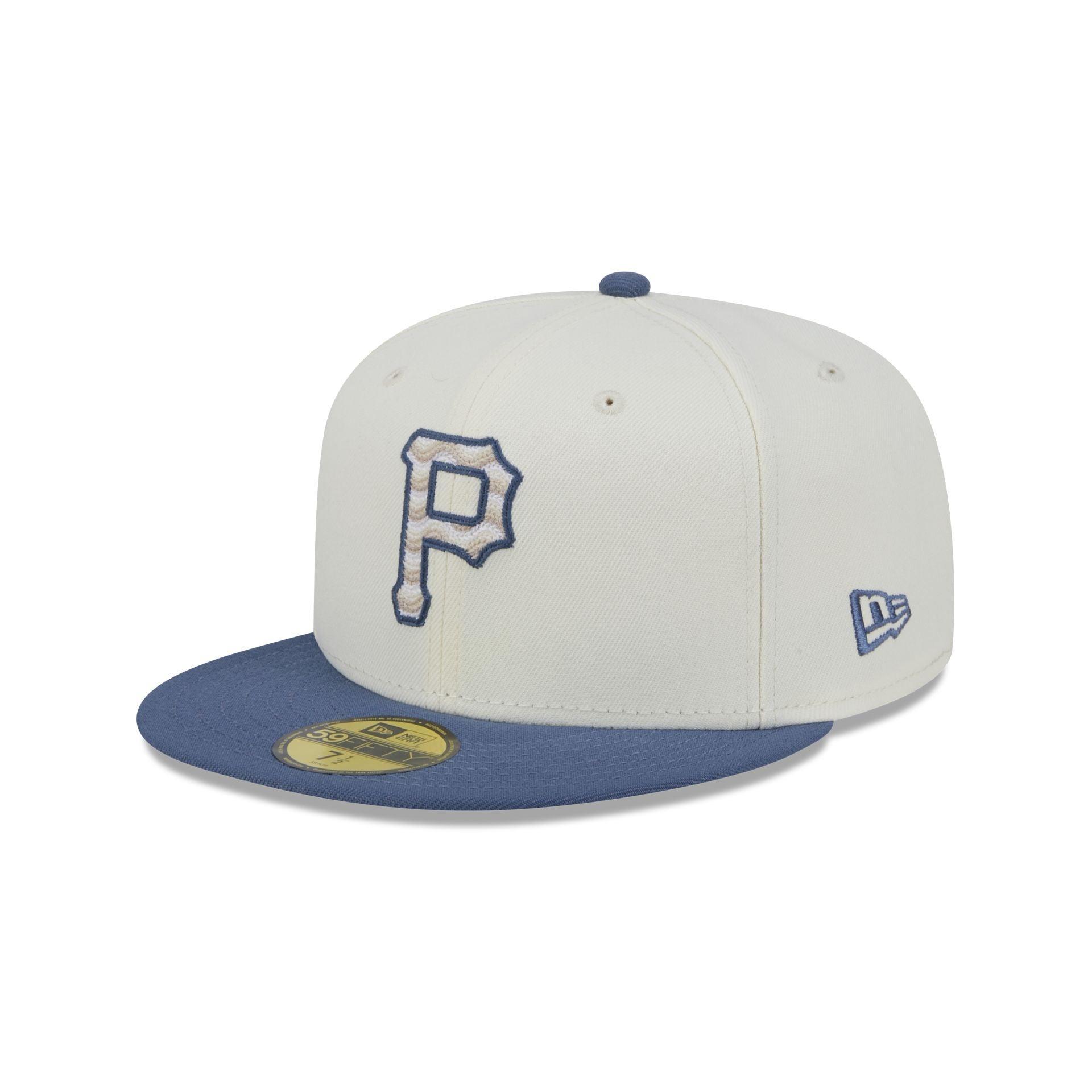 Pittsburgh Pirates Wavy Chainstitch 59FIFTY Fitted Hat Male Product Image