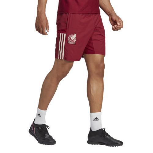 Mens adidas Red Mexico National Team Downtime Shorts Product Image