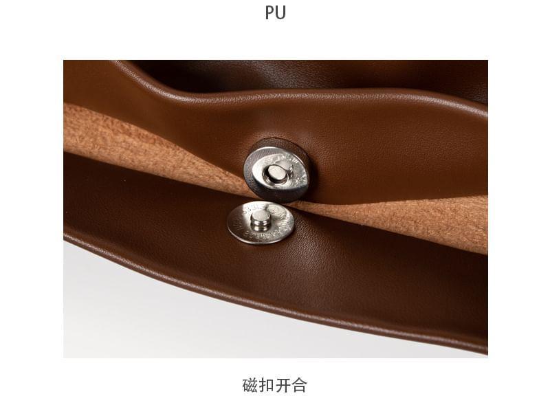 Faux Leather Tote Bag Product Image