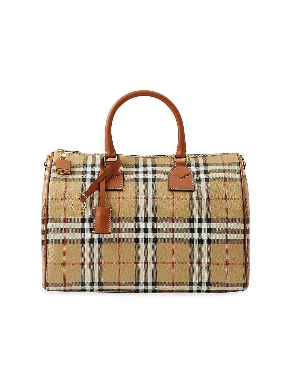 Womens Medium Check Bowling Bag Product Image