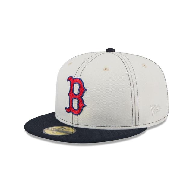 Boston Red Sox Sandy Linen 59FIFTY Fitted Hat Male Product Image