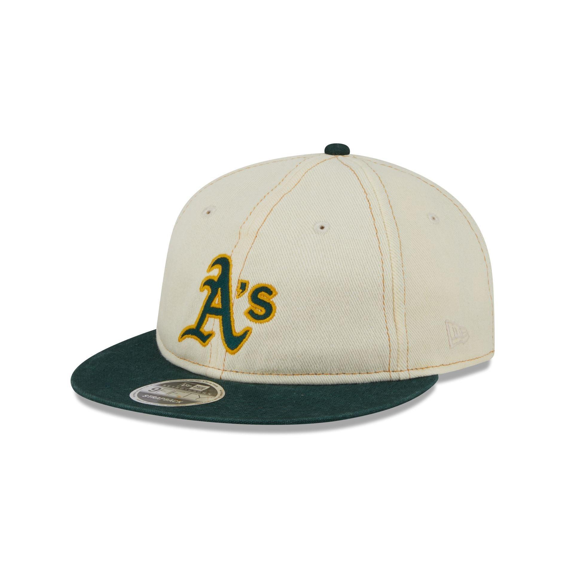 Oakland Athletics Chrome Denim Retro Crown 9FIFTY Adjustable Hat Male Product Image