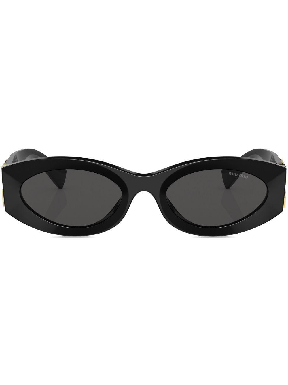 Miu Glimpse oval-frame sunglasses Product Image