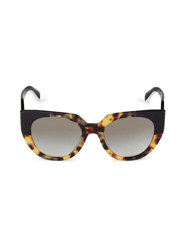 Prada Womens 14wsf 53mm Solid Cat Eye Sunglasses Product Image