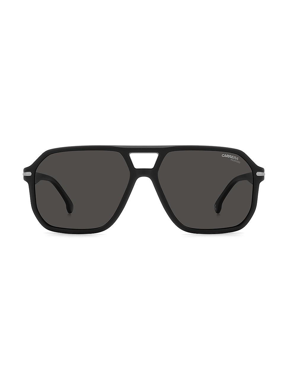 Carrera Eyewear 59mm Polarized Rectangular Sunglasses Product Image