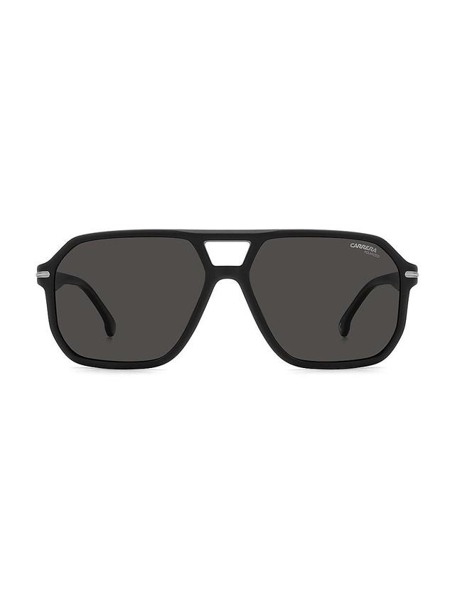 Carrera Eyewear 59mm Polarized Rectangular Sunglasses Product Image