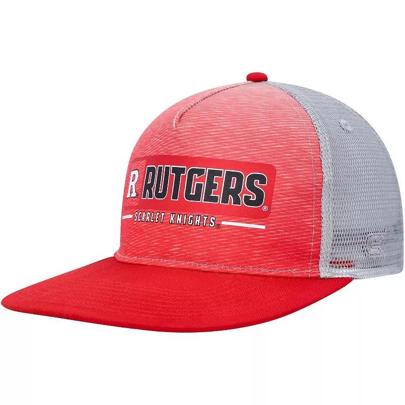 Mens Colosseum Scarlet Rutgers Scarlet Knights Snapback Hat - Scarlet Product Image