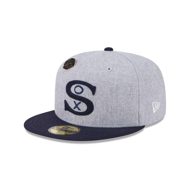 Chicago White Sox 70th Anniversary Gray 59FIFTY Fitted Hat Male Product Image