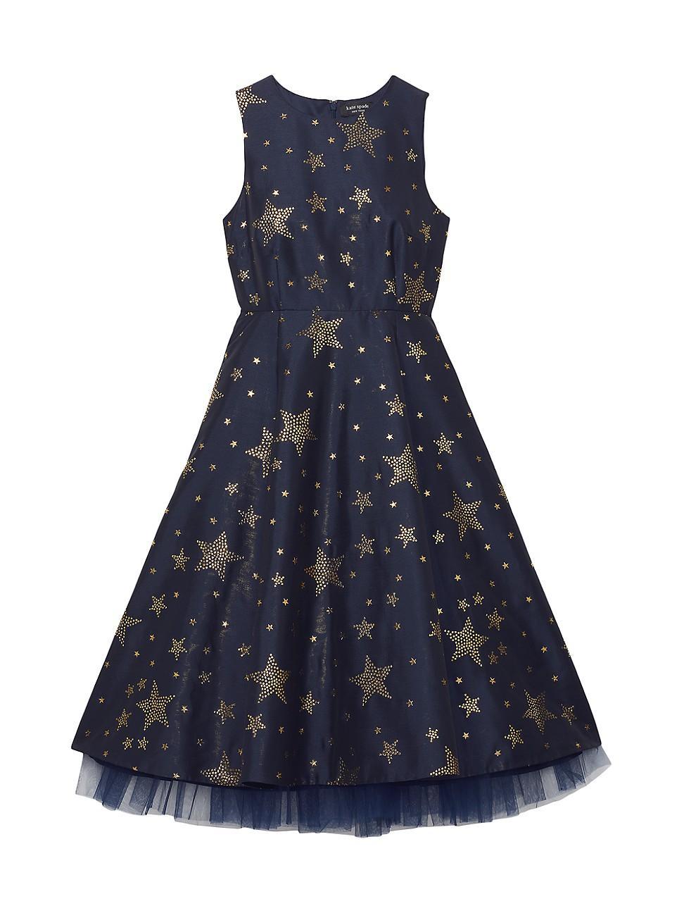 Womens Starlight Brocade Midi-Dress Product Image