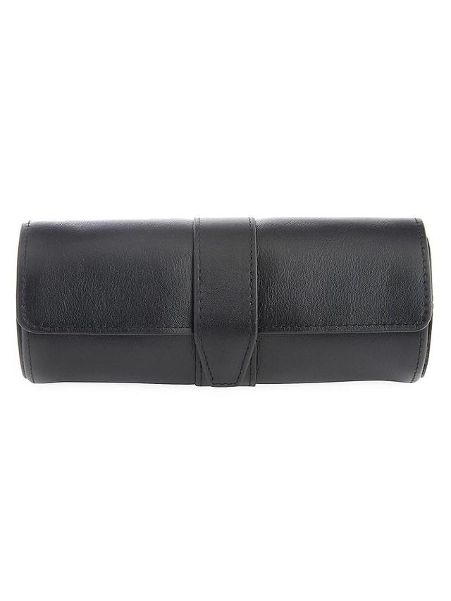 Royce Leather Deluxe Watch Roll, Black Product Image