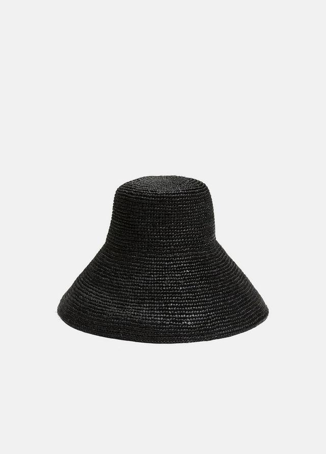 Wide-Brim Straw Sun Hat Product Image