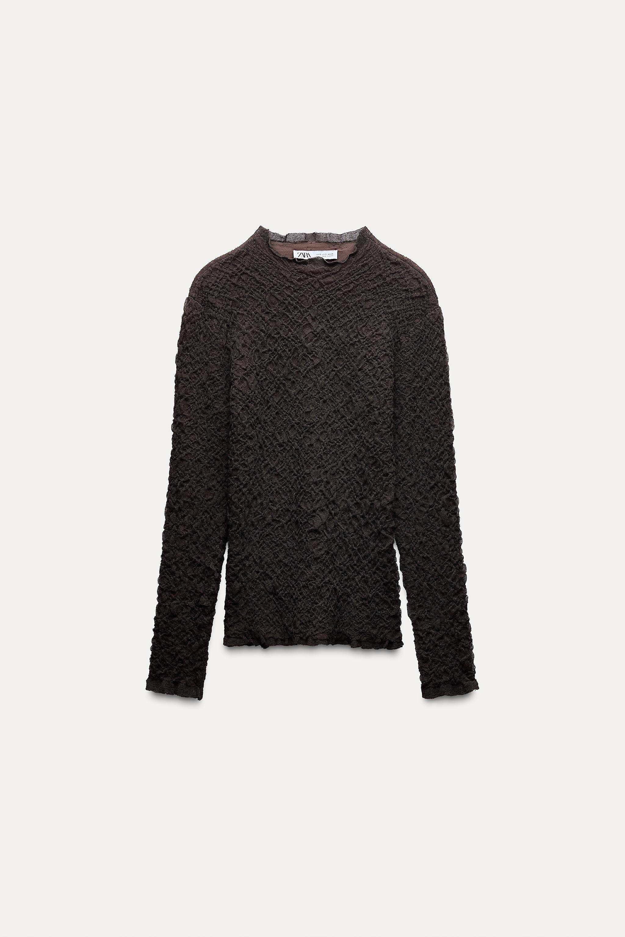 TEXTURED KNIT TOP Product Image