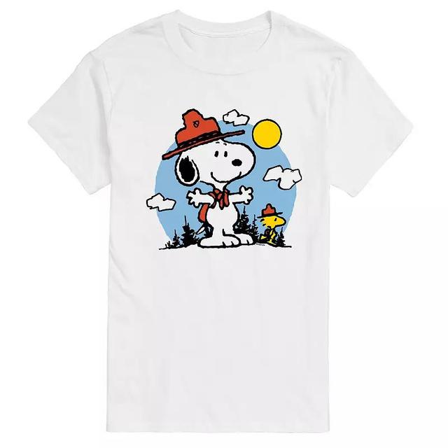 Big & Tall Peanuts Beagle Scouts Outdoor Graphic Tee, Mens Product Image