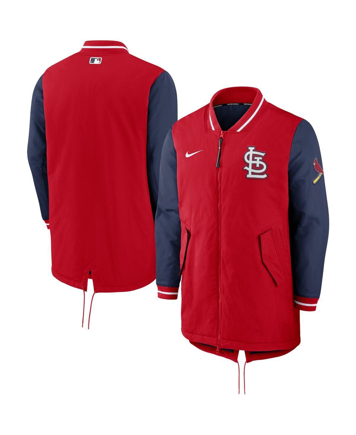 Mens Nike Red St. Louis Cardinals Dugout Performance Full-Zip Jacket Product Image