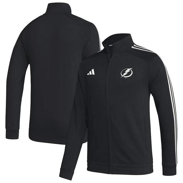 Mens adidas Pittsburgh Penguins Raglan Full-Zip Track Jacket Product Image