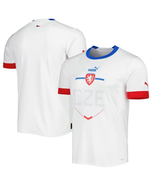 Mens Puma White Czech Republic National Team 2022/23 Away Replica Jersey - White Product Image