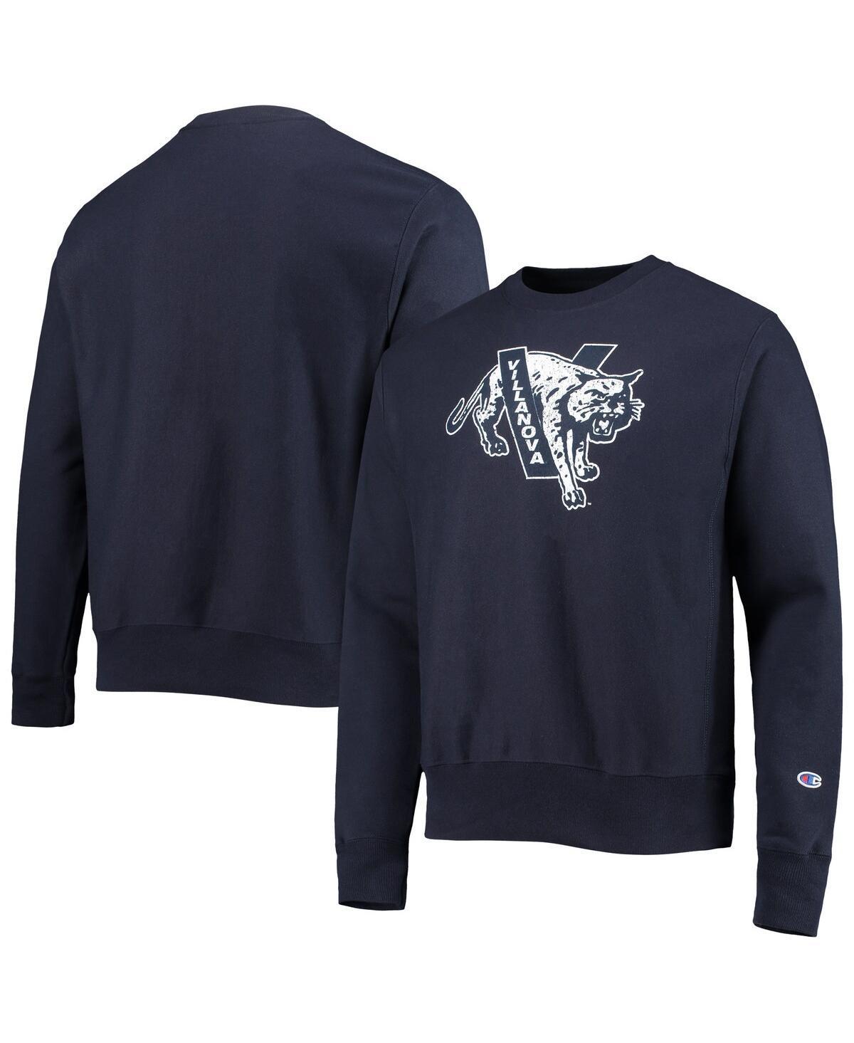 Mens Champion Villanova Wildcats Vault Logo Reverse Weave Pullover Sweatshirt Blue Product Image