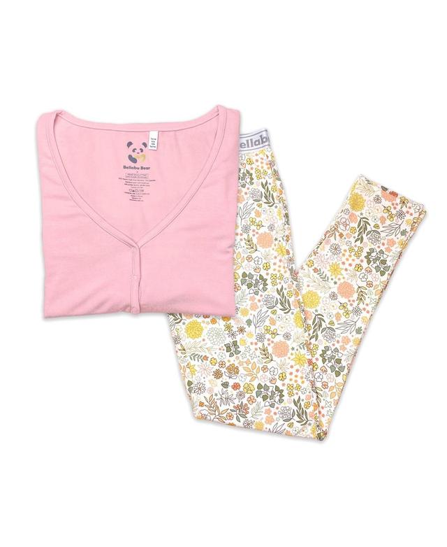 Bellabu Bear Womens Fall Floral Set of 2 Piece Pajamas Product Image