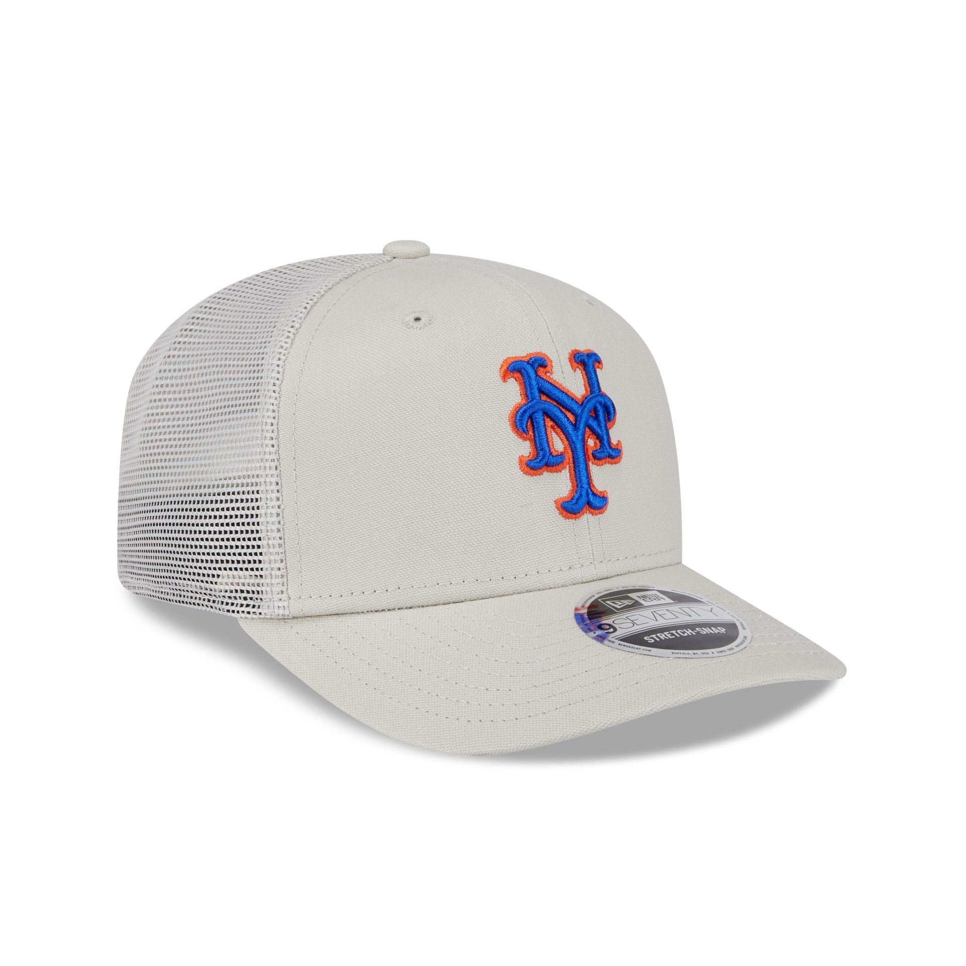 New York Mets Canvas 9SEVENTY Trucker Hat Male Product Image