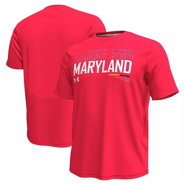 Mens Under Armour Maryland Terrapins Sideline Knockout T-Shirt Product Image