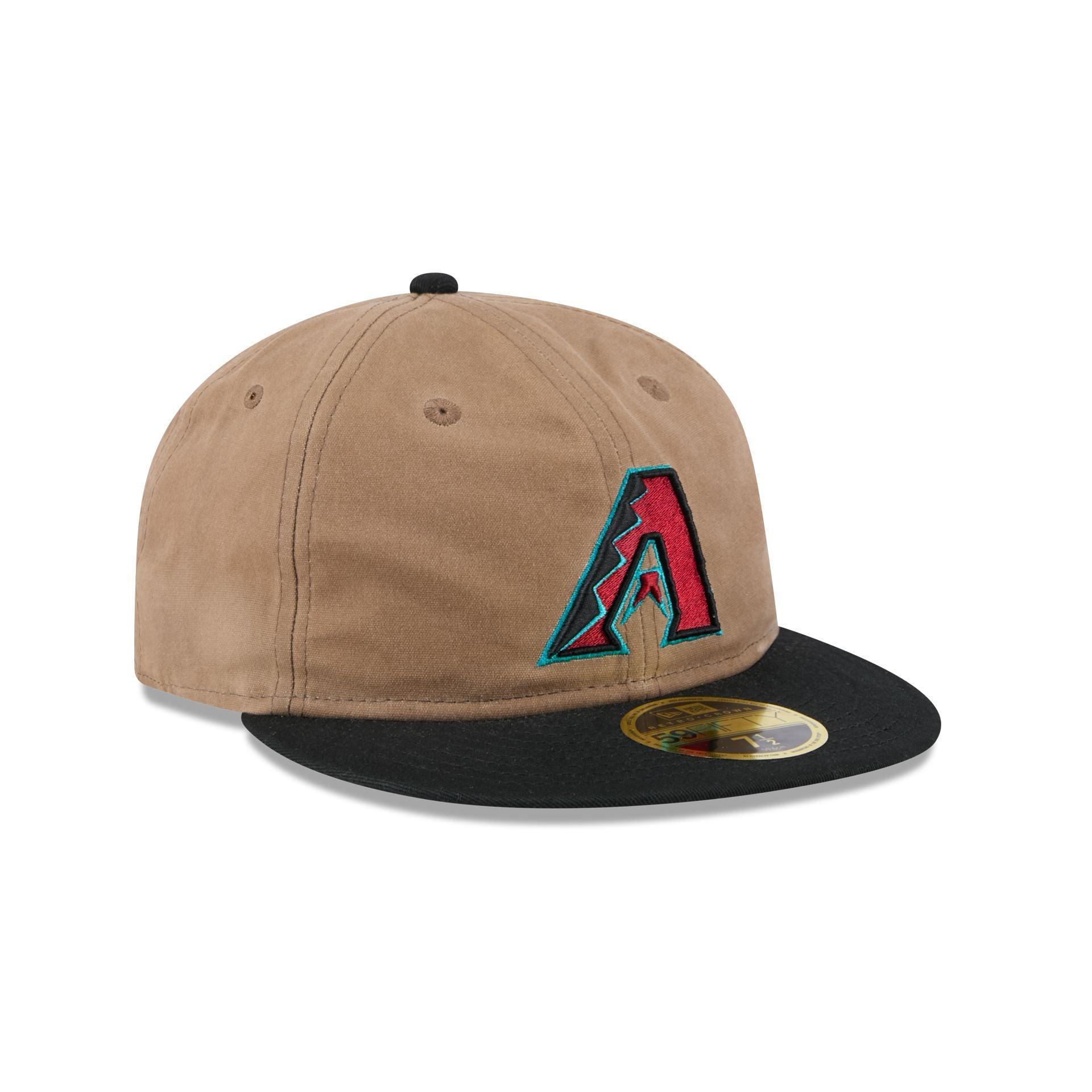 Arizona Diamondbacks Wax Canvas Retro Crown 59FIFTY Fitted Hat Male Product Image