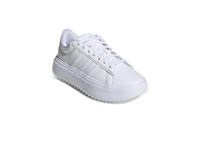 adidas Grand Court Platform White/Crystal White) Women's Shoes Product Image