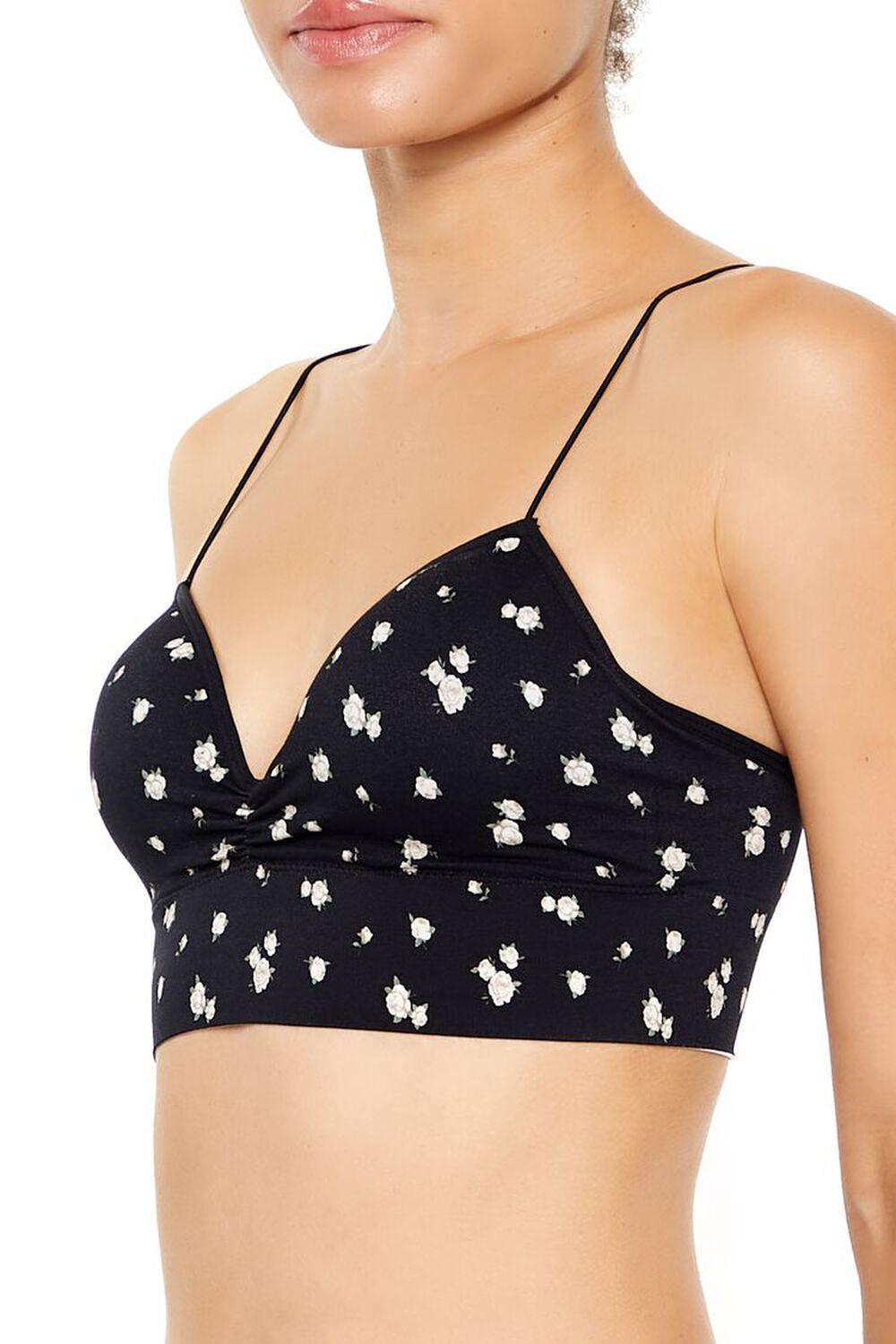 Seamless Rose Padded Bralette | Forever 21 Product Image