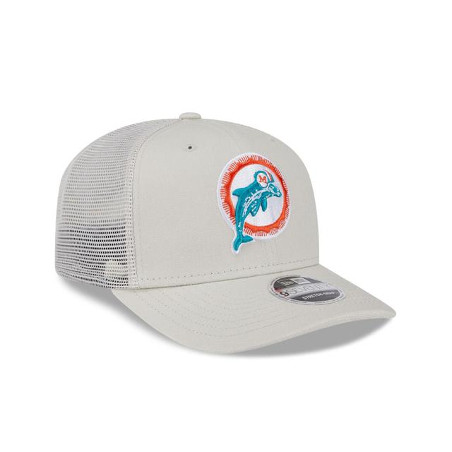 Miami Dolphins Canvas 9SEVENTY Trucker Hat Male Product Image