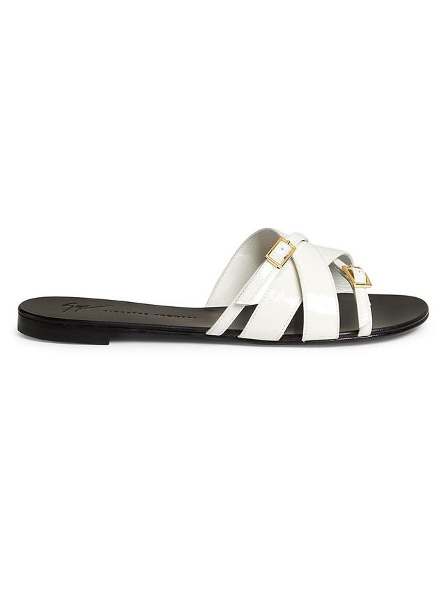 Womens Patent Leather Sandals Product Image