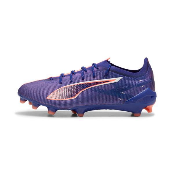 PUMA ULTRA 5 ULTIMATE Firm Ground Men's Soccer Cleats Shoes in Lapis Lazuli/White/Sunset Glow Product Image