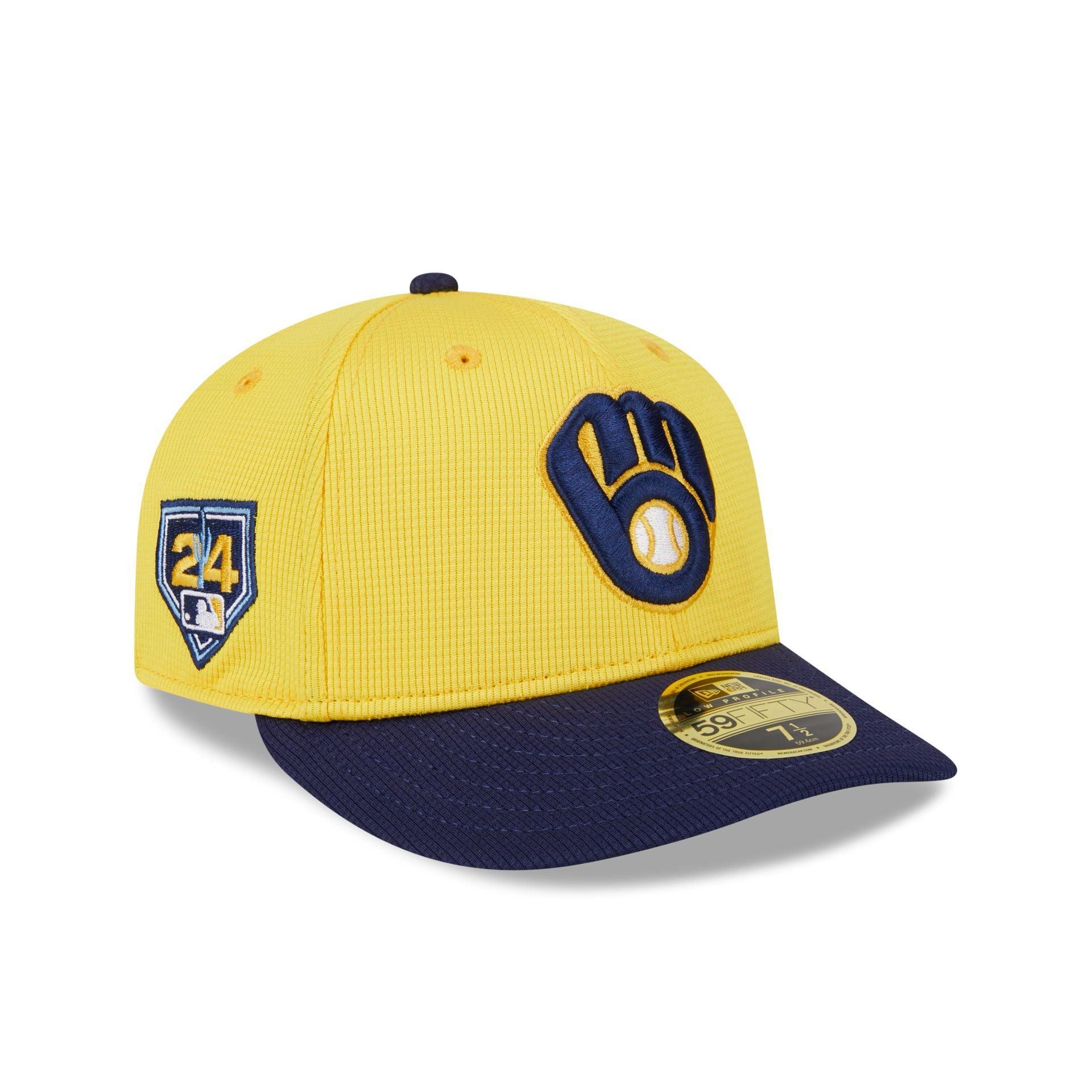 Milwaukee Brewers 2024 Spring Training Low Profile 59FIFTY Fitted Hat Male Product Image