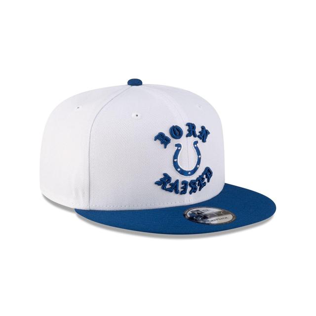 Born x Raised Indianapolis Colts White 9FIFTY Snapback Male Product Image