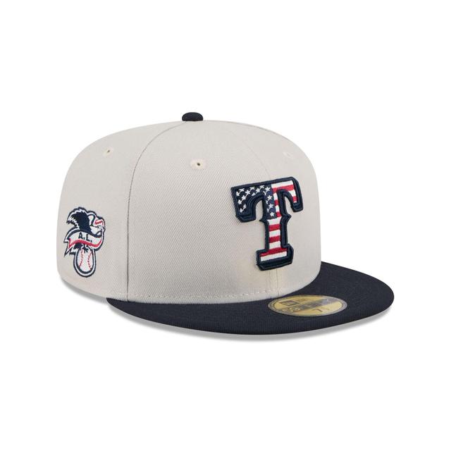 Texas Rangers Independence Day 2024 59FIFTY Fitted Hat Male Product Image