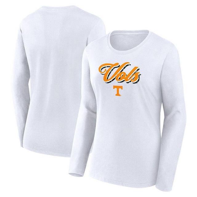 Womens Fanatics Branded Tennessee Volunteers Double Team Script Long Sleeve T-Shirt Product Image