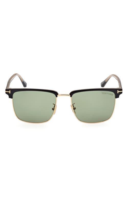 TOM FORD Hudson-02 55mm Square Sunglasses Product Image