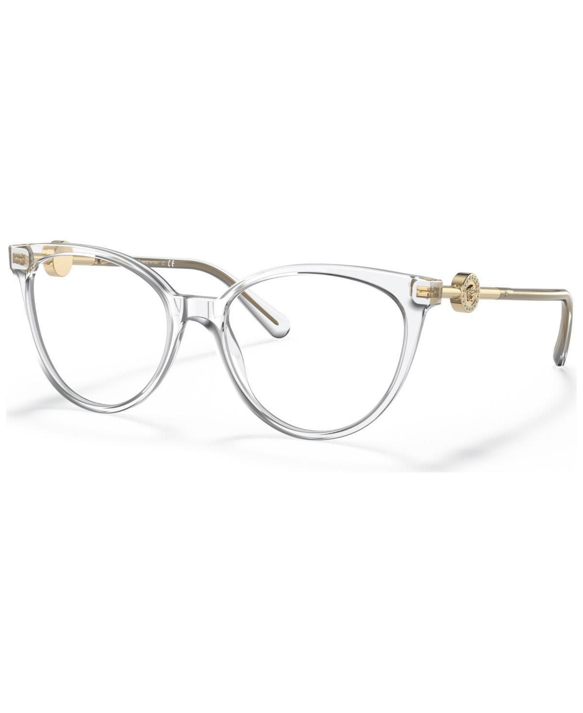 Versace Womens Phantos Eyeglasses, VE3298B55-o - Crystal Product Image