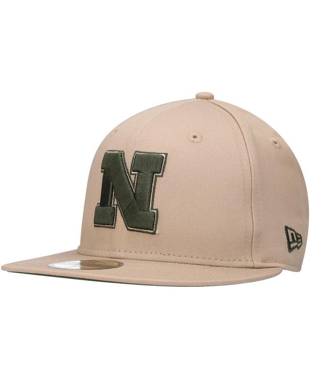 Mens New Era Tan Nebraska Huskers Camel & Rifle 59FIFTY Fitted Hat Product Image