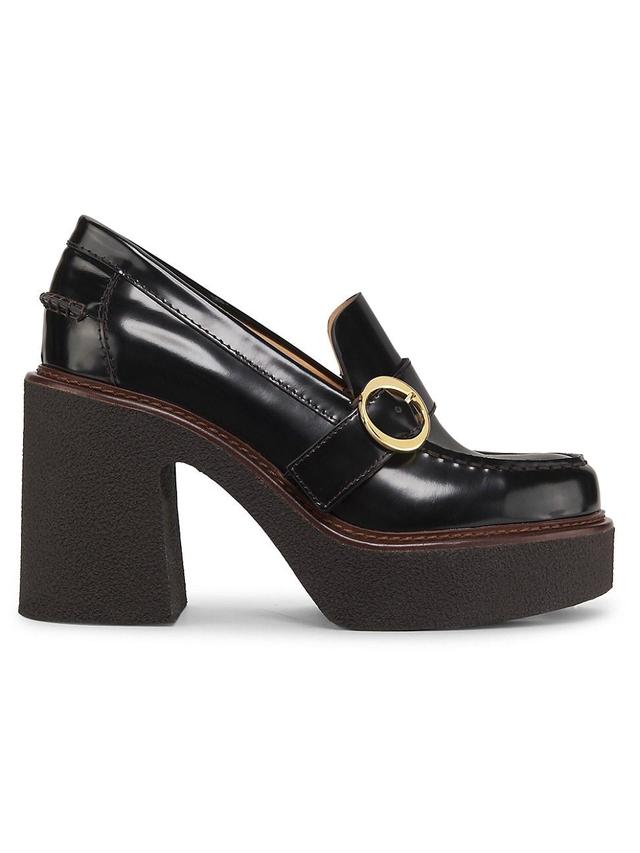 Womens Gabriella 105MM Leather Pumps Product Image