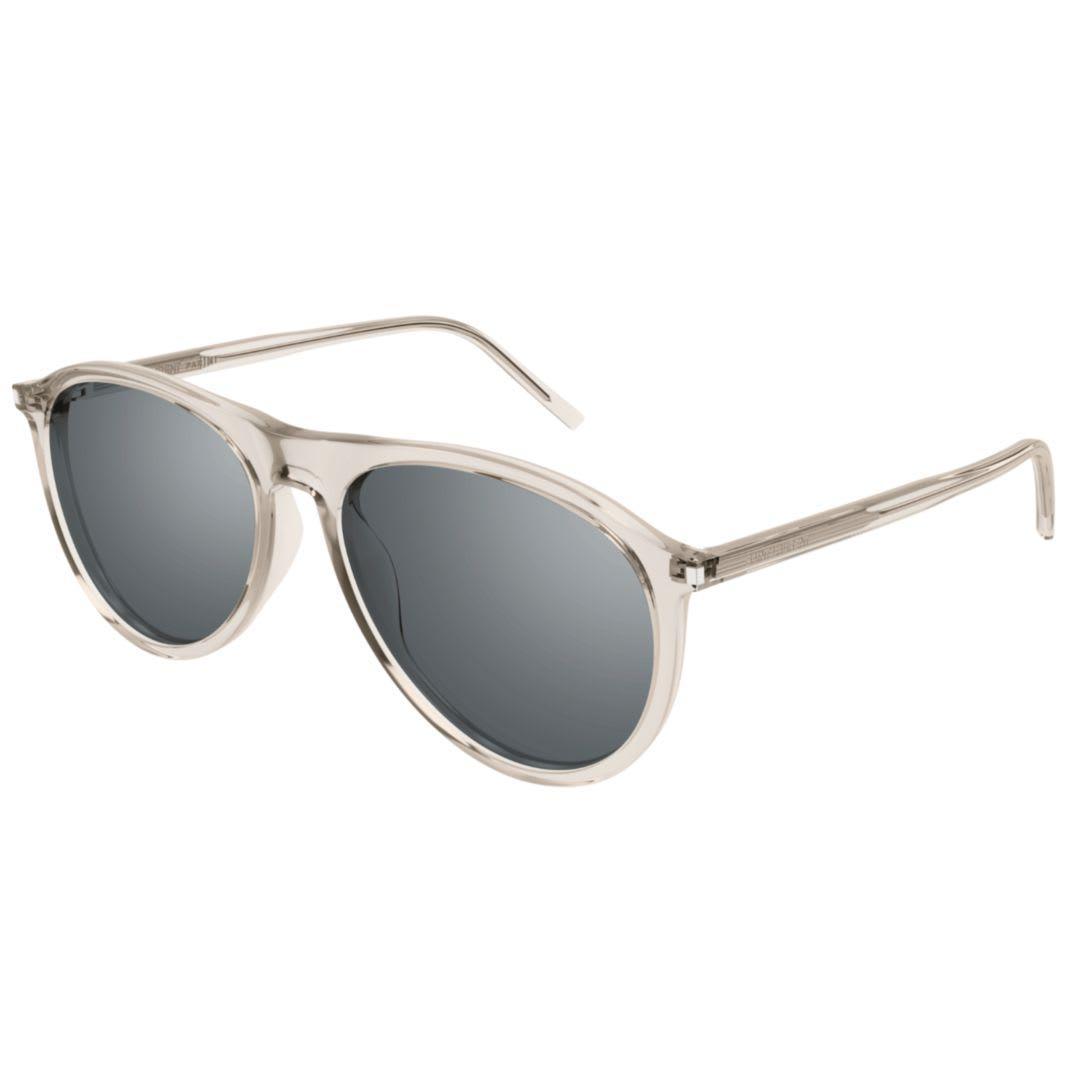 SAINT LAURENT Sl 667003 Beige Beige Silver Product Image