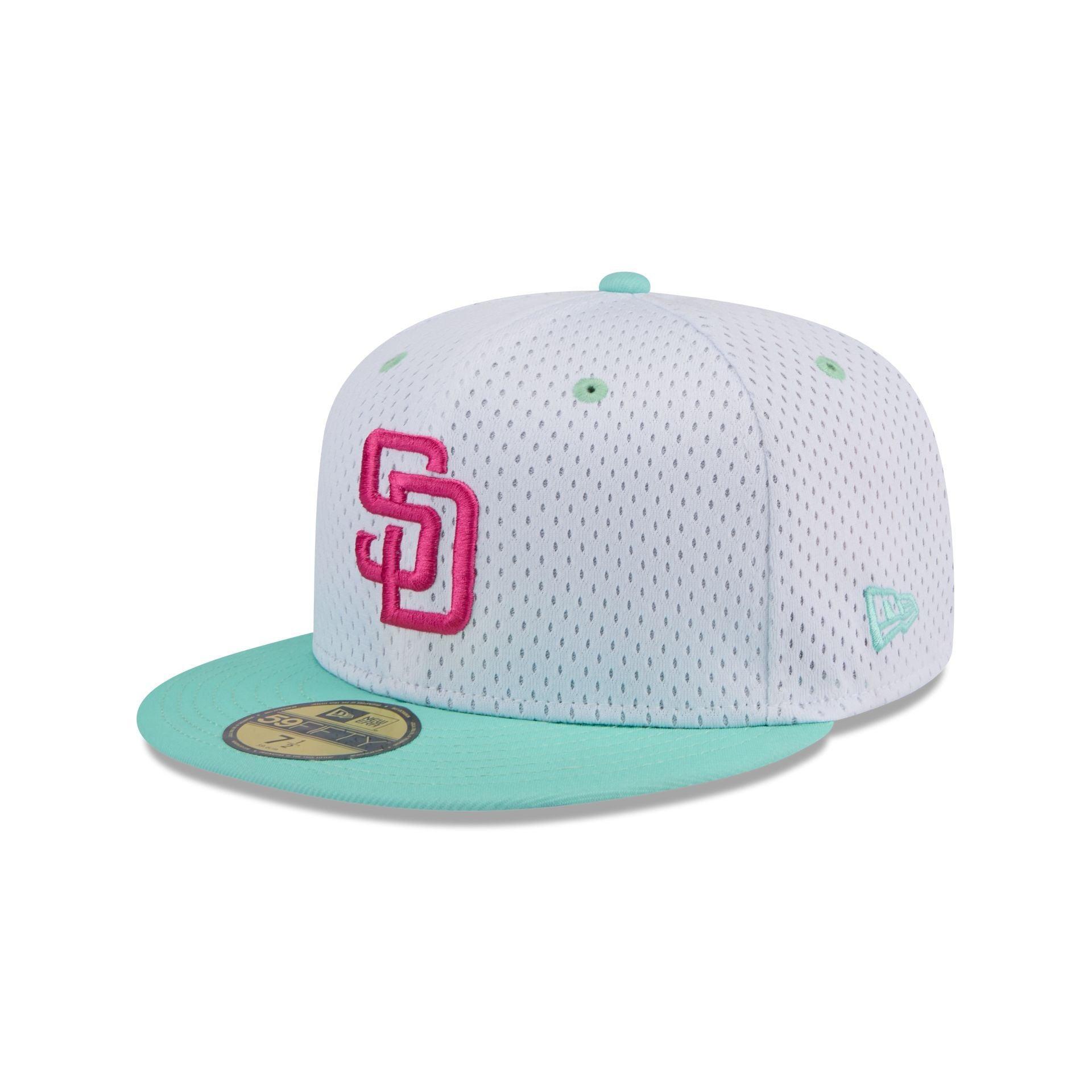 San Diego Padres Throwback Mesh 59FIFTY Fitted Hat Male Product Image