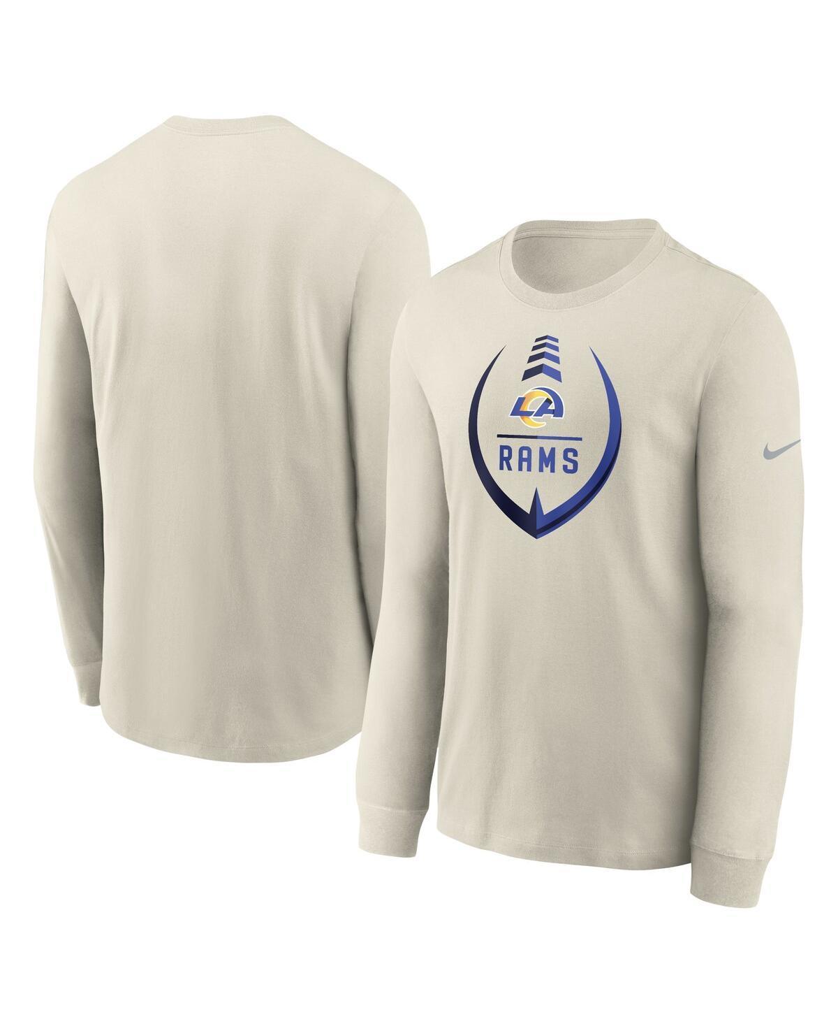 Mens Nike Bone Los Angeles Rams Icon Legend Long Sleeve Performance T-Shirt Product Image